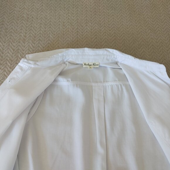 Indigo Rose Women's Shirt Size: M, Color: White - Picture 15 of 16